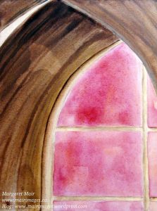 Cathedral Window, Margaret Mair, original art